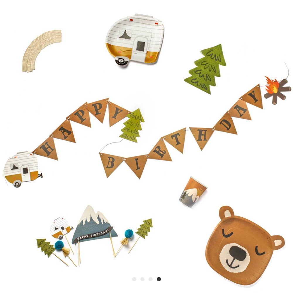 Happy Camper Party in a Box Kit